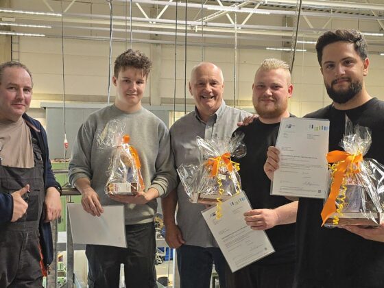 Mario Blumberg, Kilian Stürkat, Dr. Wolff, Angelo Engel, Salim Kayyal (v.l)